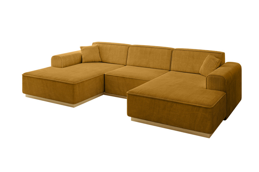 Narożnik uniwersalny bez funkcji spania IREA-U1-v2 301x165x80 Żółty 755501