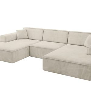 Narożnik uniwersalny bez funkcji spania IREA-U1-v3 301x165x77 Beżowy 807767 Narożnik uniwersalny bez funkcji spania IREA-U1-v3 301x165x77 Beżowy 807767