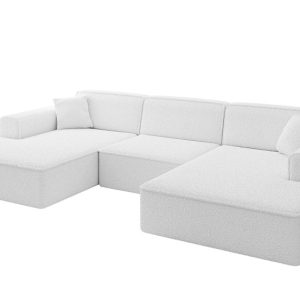 Narożnik uniwersalny bez funkcji spania IREA-U1-v3 301x165x77 Biały 775515 Narożnik uniwersalny bez funkcji spania IREA-U1-v3 301x165x77 Biały 775515