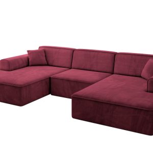 Narożnik uniwersalny bez funkcji spania IREA-U1-v3 301x165x77 Bordowy 775577 Narożnik uniwersalny bez funkcji spania IREA-U1-v3 301x165x77 Bordowy 775577