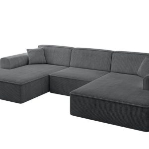 Narożnik uniwersalny bez funkcji spania IREA-U1-v3 301x165x77 Ciemnoszary 775542