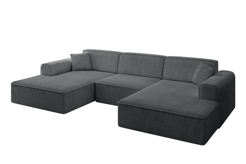 Narożnik uniwersalny bez funkcji spania IREA-U1-v3 301x165x77 Ciemnoszary 775542