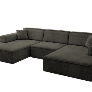 Narożnik uniwersalny bez funkcji spania IREA-U1-v3 301x165x77 Czarny 775526