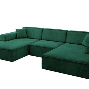 Narożnik uniwersalny bez funkcji spania IREA-U1-v3 301x165x77 Zielony 775509 Narożnik uniwersalny bez funkcji spania IREA-U1-v3 301x165x77 Zielony 775509