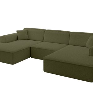 Narożnik uniwersalny bez funkcji spania IREA-U1-v3 301x165x77 Zielony 775575 Narożnik uniwersalny bez funkcji spania IREA-U1-v3 301x165x77 Zielony 775575