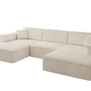 Narożnik uniwersalny bez funkcji spania IREA-U1-v4 301x165x77 Beżowy 775289 Narożnik uniwersalny bez funkcji spania IREA-U1-v4 301x165x77 Beżowy 775289