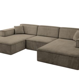 Narożnik uniwersalny bez funkcji spania IREA-U1-v4 301x165x77 Brązowy 807672 Narożnik uniwersalny bez funkcji spania IREA-U1-v4 301x165x77 Brązowy 807672