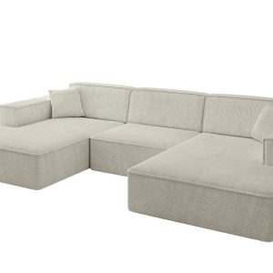 Narożnik uniwersalny bez funkcji spania IREA-U1-v4 301x165x77 Kremowy 775417 Narożnik uniwersalny bez funkcji spania IREA-U1-v4 301x165x77 Kremowy 775417