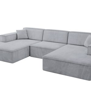 Narożnik uniwersalny bez funkcji spania IREA-U1-v4 301x165x77 Szary 775407 Narożnik uniwersalny bez funkcji spania IREA-U1-v4 301x165x77 Szary 775407