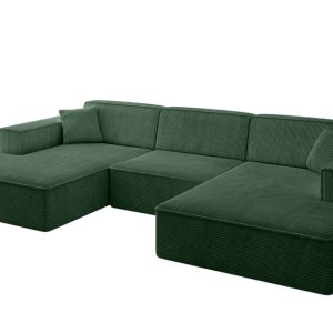 Narożnik uniwersalny bez funkcji spania IREA-U1-v4 301x165x77 Zielony 775264 Narożnik uniwersalny bez funkcji spania IREA-U1-v4 301x165x77 Zielony 775264