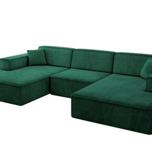 Narożnik uniwersalny bez funkcji spania IREA-U1-v4 301x165x77 Zielony 775213 Narożnik uniwersalny bez funkcji spania IREA-U1-v4 301x165x77 Zielony 775213