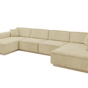 Narożnik uniwersalny bez funkcji spania IREA-U2 386x165x80 Beżowy 755533 Narożnik uniwersalny bez funkcji spania IREA-U2 386x165x80 Beżowy 755533
