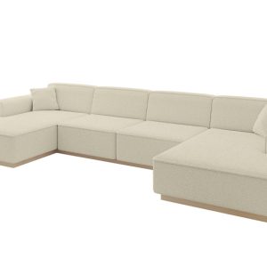 Narożnik uniwersalny bez funkcji spania IREA-U2 386x165x80 Beżowy 755507 Narożnik uniwersalny bez funkcji spania IREA-U2 386x165x80 Beżowy 755507
