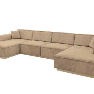 Narożnik uniwersalny bez funkcji spania IREA-U2 386x165x80 Brązowy 897203 Narożnik uniwersalny bez funkcji spania IREA-U2 386x165x80 Brązowy 897203