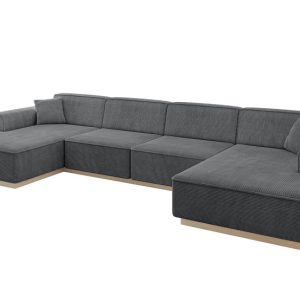 Narożnik uniwersalny bez funkcji spania IREA-U2 386x165x80 Ciemnoszary 755607 Narożnik uniwersalny bez funkcji spania IREA-U2 386x165x80 Ciemnoszary 755607