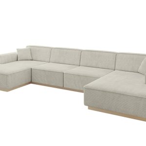 Narożnik uniwersalny bez funkcji spania IREA-U2 386x165x80 Kremowy 755564 Narożnik uniwersalny bez funkcji spania IREA-U2 386x165x80 Kremowy 755564