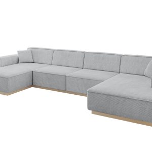 Narożnik uniwersalny bez funkcji spania IREA-U2 386x165x80 Szary 755509