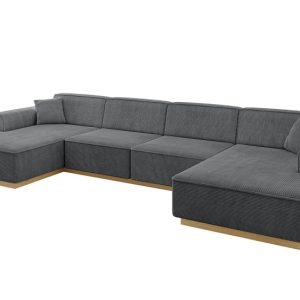 Narożnik uniwersalny bez funkcji spania IREA-U2-v2 386x165x80 Ciemnoszary 755586