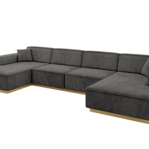 Narożnik uniwersalny bez funkcji spania IREA-U2-v2 386x165x80 Ciemnoszary 755568