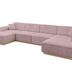 Narożnik uniwersalny bez funkcji spania IREA-U2-v2 386x165x80 Różowy 755619