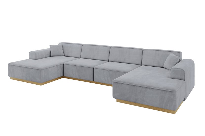 Narożnik uniwersalny bez funkcji spania IREA-U2-v2 386x165x80 Szary 755584