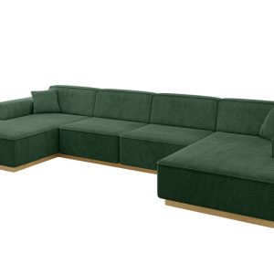 Narożnik uniwersalny bez funkcji spania IREA-U2-v2 386x165x80 Zielony 755598