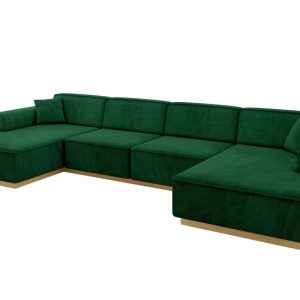 Narożnik uniwersalny bez funkcji spania IREA-U2-v2 386x165x80 Zielony 807790 Narożnik uniwersalny bez funkcji spania IREA-U2-v2 386x165x80 Zielony 807790