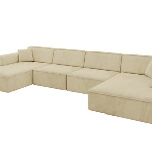 Narożnik uniwersalny bez funkcji spania IREA-U2-v3 386x165x77 Beżowy 775505 Narożnik uniwersalny bez funkcji spania IREA-U2-v3 386x165x77 Beżowy 775505