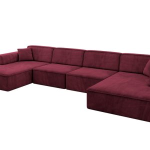 Narożnik uniwersalny bez funkcji spania IREA-U2-v3 386x165x77 Bordowy 775562 Narożnik uniwersalny bez funkcji spania IREA-U2-v3 386x165x77 Bordowy 775562