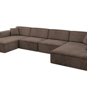 Narożnik uniwersalny bez funkcji spania IREA-U2-v3 386x165x77 Brązowy 775561 Narożnik uniwersalny bez funkcji spania IREA-U2-v3 386x165x77 Brązowy 775561