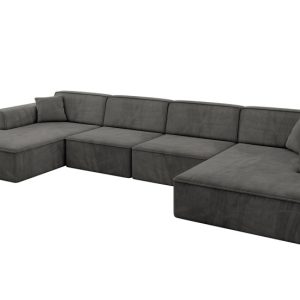 Narożnik uniwersalny bez funkcji spania IREA-U2-v3 386x165x77 Ciemnoszary 775543 Narożnik uniwersalny bez funkcji spania IREA-U2-v3 386x165x77 Ciemnoszary 775543