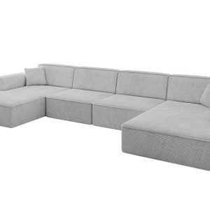 Narożnik uniwersalny bez funkcji spania IREA-U2-v3 386x165x77 Szary 775538 Narożnik uniwersalny bez funkcji spania IREA-U2-v3 386x165x77 Szary 775538