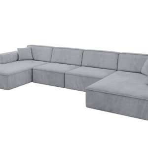 Narożnik uniwersalny bez funkcji spania IREA-U2-v3 386x165x77 Szary 775512 Narożnik uniwersalny bez funkcji spania IREA-U2-v3 386x165x77 Szary 775512