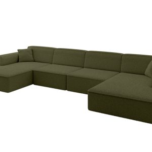 Narożnik uniwersalny bez funkcji spania IREA-U2-v3 386x165x77 Zielony 775558 Narożnik uniwersalny bez funkcji spania IREA-U2-v3 386x165x77 Zielony 775558