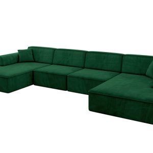 Narożnik uniwersalny bez funkcji spania IREA-U2-v3 386x165x77 Zielony 807636 Narożnik uniwersalny bez funkcji spania IREA-U2-v3 386x165x77 Zielony 807636