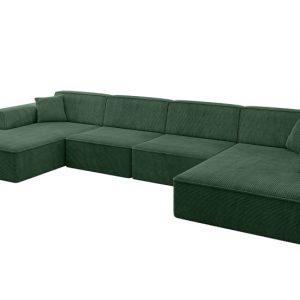 Narożnik uniwersalny bez funkcji spania IREA-U2-v3 386x165x77 Zielony 775553 Narożnik uniwersalny bez funkcji spania IREA-U2-v3 386x165x77 Zielony 775553