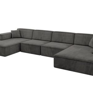 Narożnik uniwersalny bez funkcji spania IREA-U2-v4 386x165x77 Ciemnoszary 775419 Narożnik uniwersalny bez funkcji spania IREA-U2-v4 386x165x77 Ciemnoszary 775419