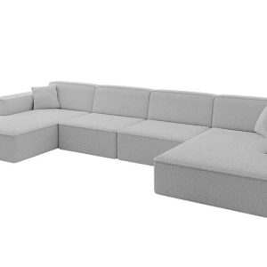 Narożnik uniwersalny bez funkcji spania IREA-U2-v4 386x165x77 Jasny szary 775278 Narożnik uniwersalny bez funkcji spania IREA-U2-v4 386x165x77 Jasny szary 775278