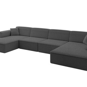 Narożnik uniwersalny bez funkcji spania IREA-U2-v4 386x165x77 Szary 775405 Narożnik uniwersalny bez funkcji spania IREA-U2-v4 386x165x77 Szary 775405