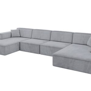 Narożnik uniwersalny bez funkcji spania IREA-U2-v4 386x165x77 Szary 775415 Narożnik uniwersalny bez funkcji spania IREA-U2-v4 386x165x77 Szary 775415