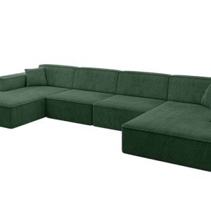 Narożnik uniwersalny bez funkcji spania IREA-U2-v4 386x165x77 Zielony 775297 Narożnik uniwersalny bez funkcji spania IREA-U2-v4 386x165x77 Zielony 775297