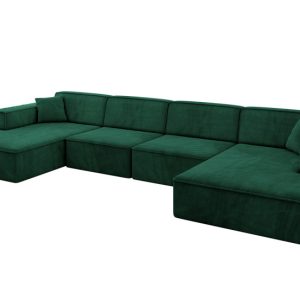 Narożnik uniwersalny bez funkcji spania IREA-U2-v4 386x165x77 Zielony 775380 Narożnik uniwersalny bez funkcji spania IREA-U2-v4 386x165x77 Zielony 775380