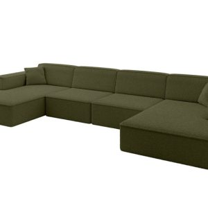 Narożnik uniwersalny bez funkcji spania IREA-U2-v4 386x165x77 Zielony 775260 Narożnik uniwersalny bez funkcji spania IREA-U2-v4 386x165x77 Zielony 775260