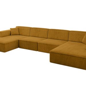 Narożnik uniwersalny bez funkcji spania IREA-U2-v4 386x165x77 Żółty 775403 Narożnik uniwersalny bez funkcji spania IREA-U2-v4 386x165x77 Żółty 775403