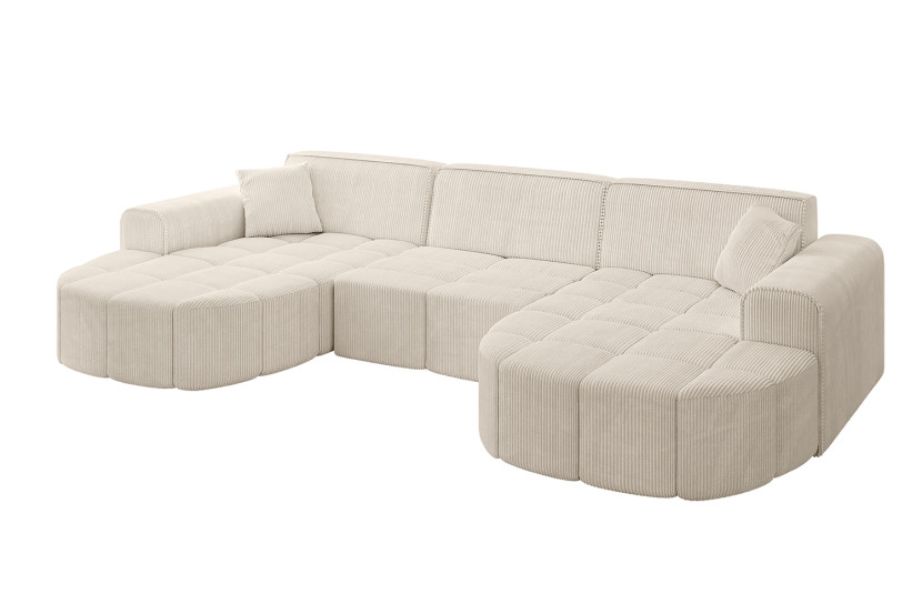 Narożnik uniwersalny bez funkcji spania LIVO-U1 - 315x173x79,5 Beżowy 795953