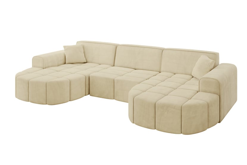 Narożnik uniwersalny bez funkcji spania LIVO-U1 - 315x173x79,5 Beżowy 796056