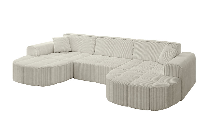 Narożnik uniwersalny bez funkcji spania LIVO-U1 315x173x79,5 Kremowy 796082