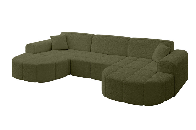 Narożnik uniwersalny bez funkcji spania LIVO-U1 - 315x173x79,5 Zielony 796101