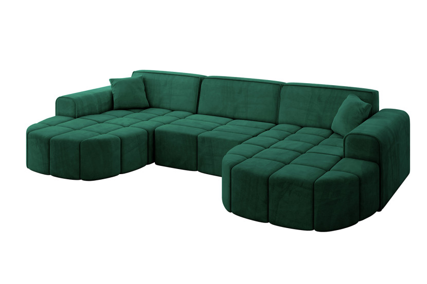 Narożnik uniwersalny bez funkcji spania LIVO-U1 - 315x173x79,5 Zielony 796162