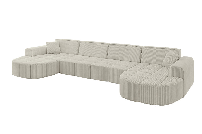 Narożnik uniwersalny bez funkcji spania LIVO-U1/ 400x173x79,5 Kremowy 796025